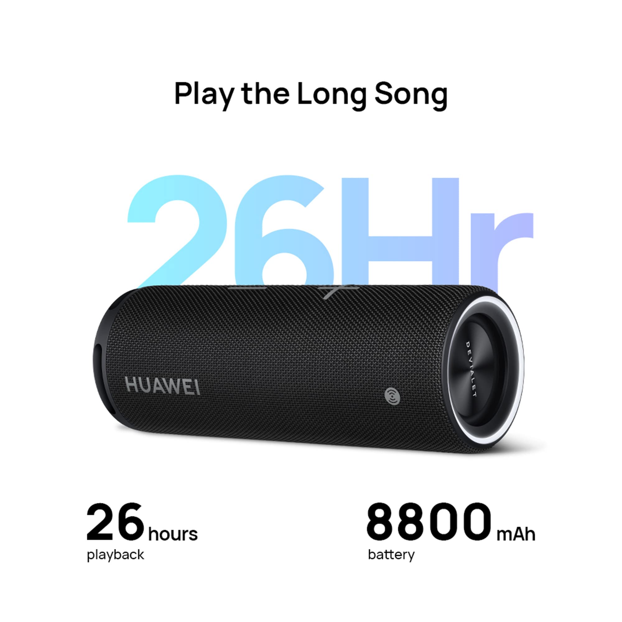 HUAWEI Sound Joy Portable Bluetooth Speaker, 79 dBA @2 m Devialet